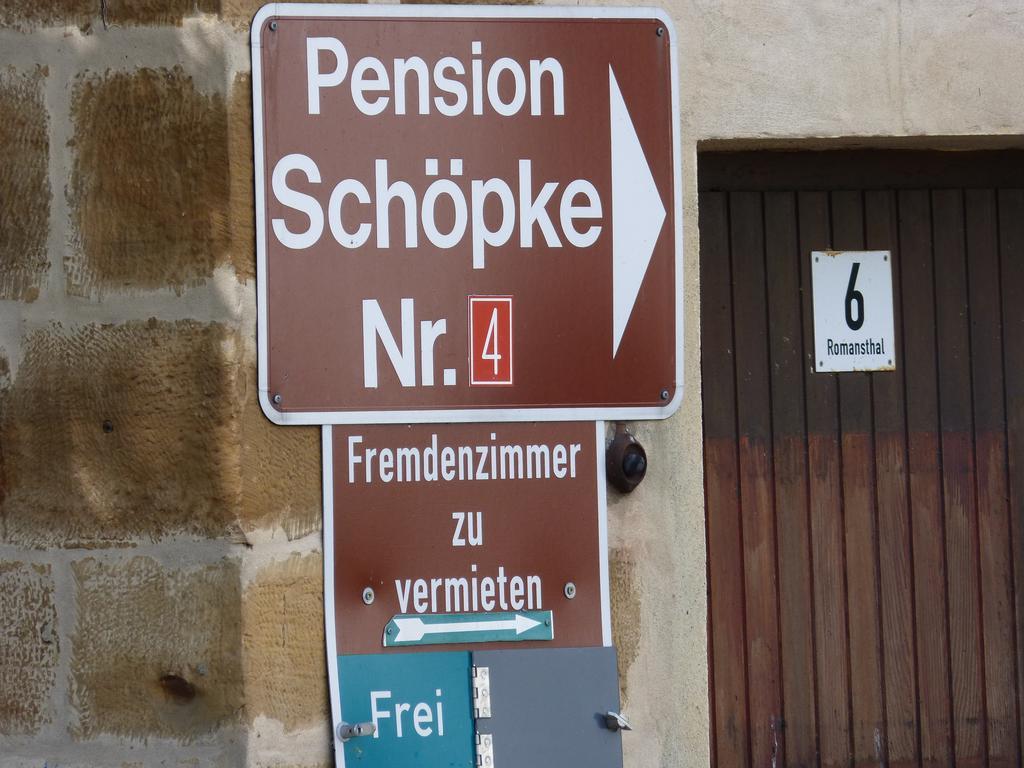 Pension Schoepke Bad Staffelstein Eksteriør bilde